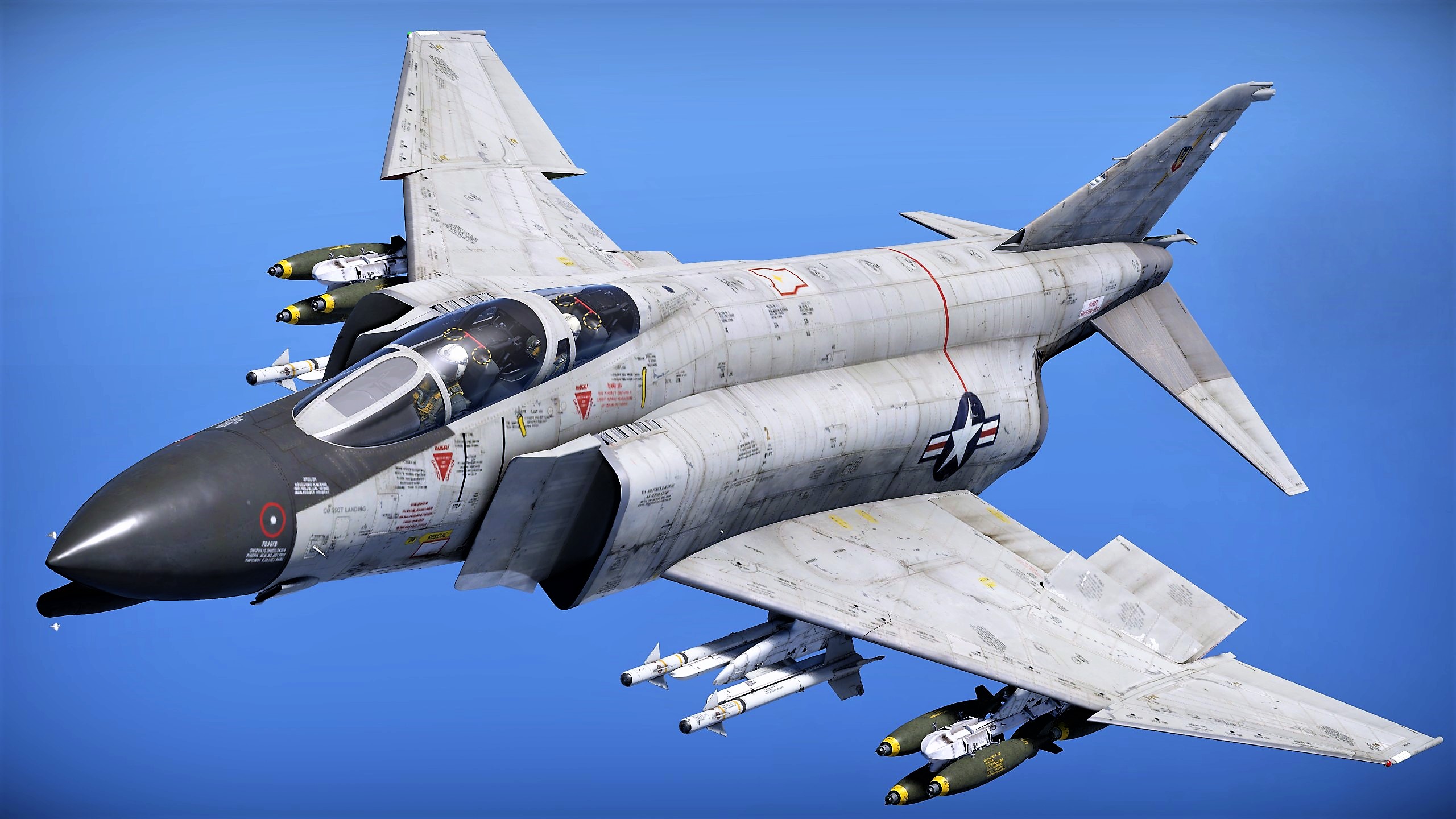 アメリカ海軍 イギリス空軍 F-4 Phantom タグ 実機 外板 AD-